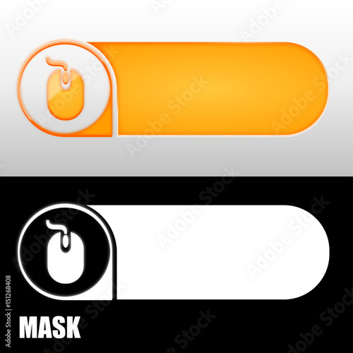  baner z ikoną w kształcie strzałki