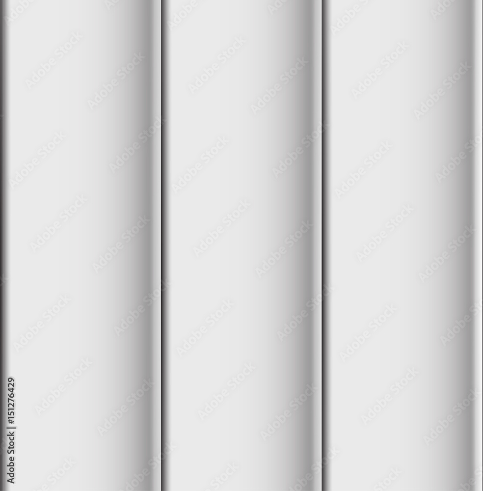 Seamless Realistic White roof sheet in 3D vector Seamless Realistic White roof sheet in 3D vector