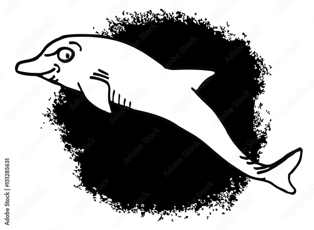 Obraz premium dolphin illustration
