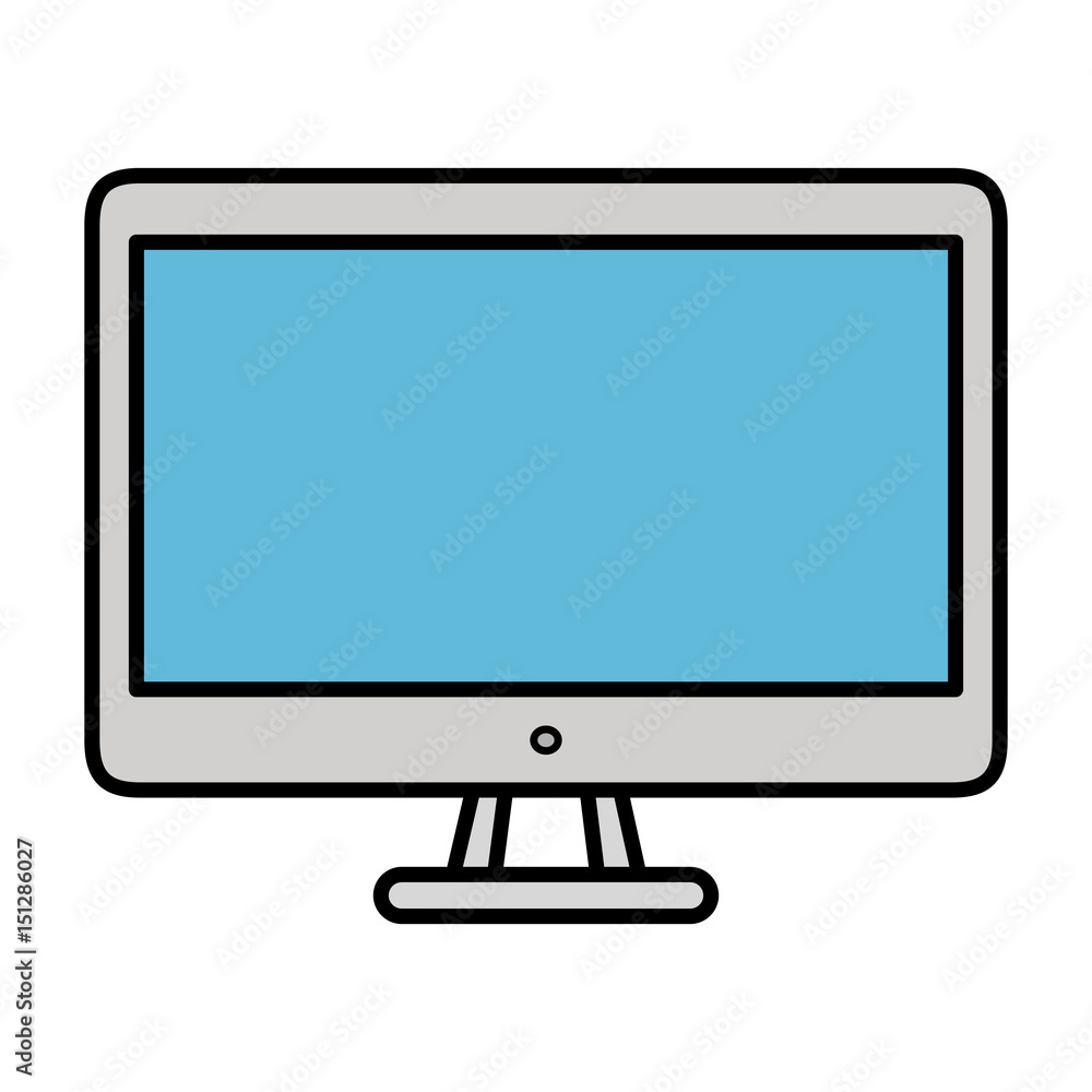 computer desktop isolated icon vector illustration design computer desktop isolated icon vector illustration design