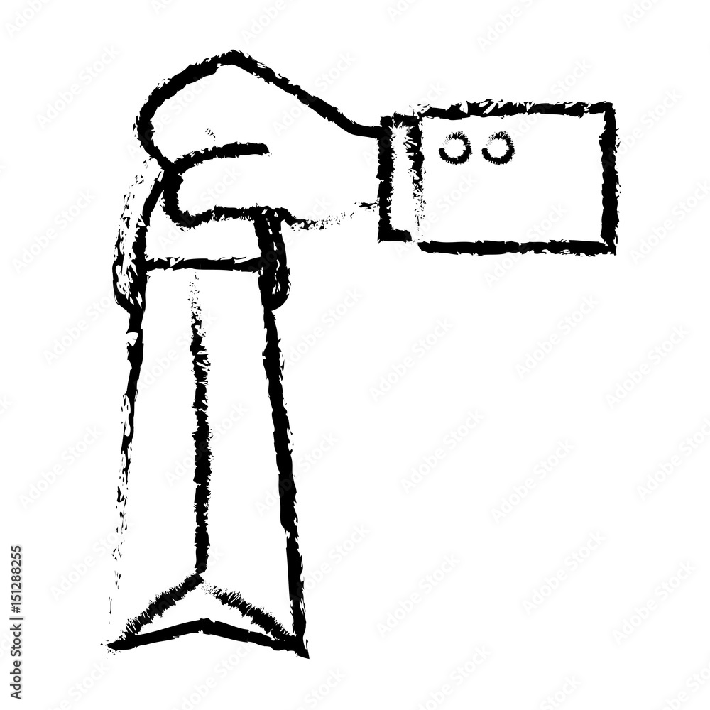 hand human with shopping bag paper isolated icon vector illustration design hand human with shopping bag paper isolated icon vector illustration design