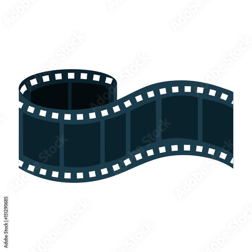 Fototapet tape film isolated icon vector illustration design