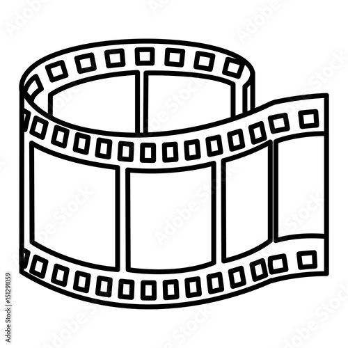 tape film isolated icon vector illustration design