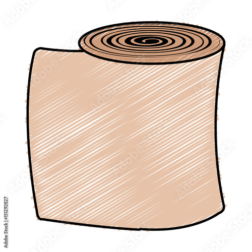 Medical gauze isolated icon vector illustration design