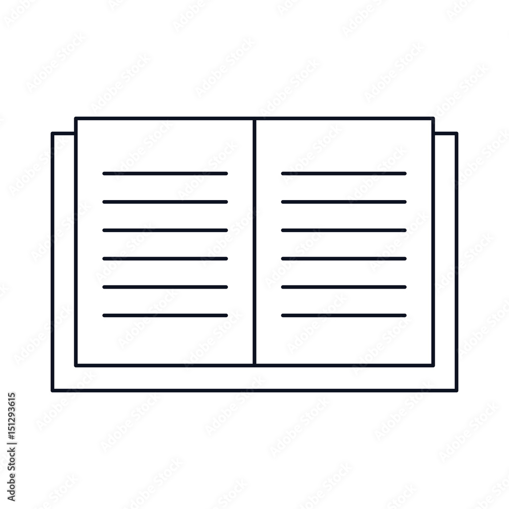 text book isolated icon vector illustration design text book isolated icon vector illustration design