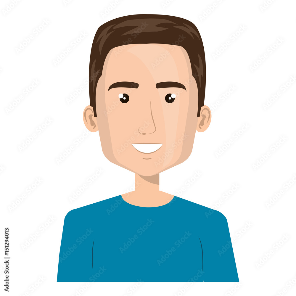 young man avatar character vector illustration design young man avatar character vector illustration design