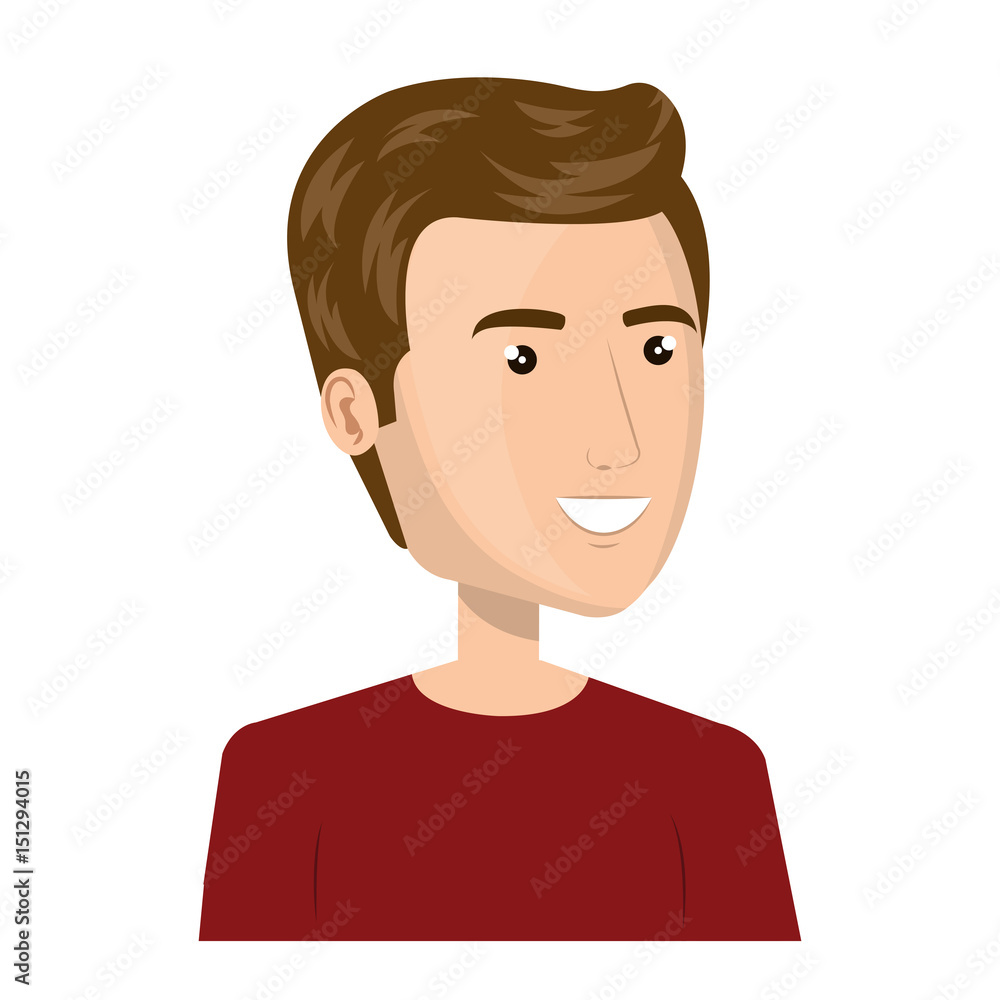young man avatar character vector illustration design young man avatar character vector illustration design