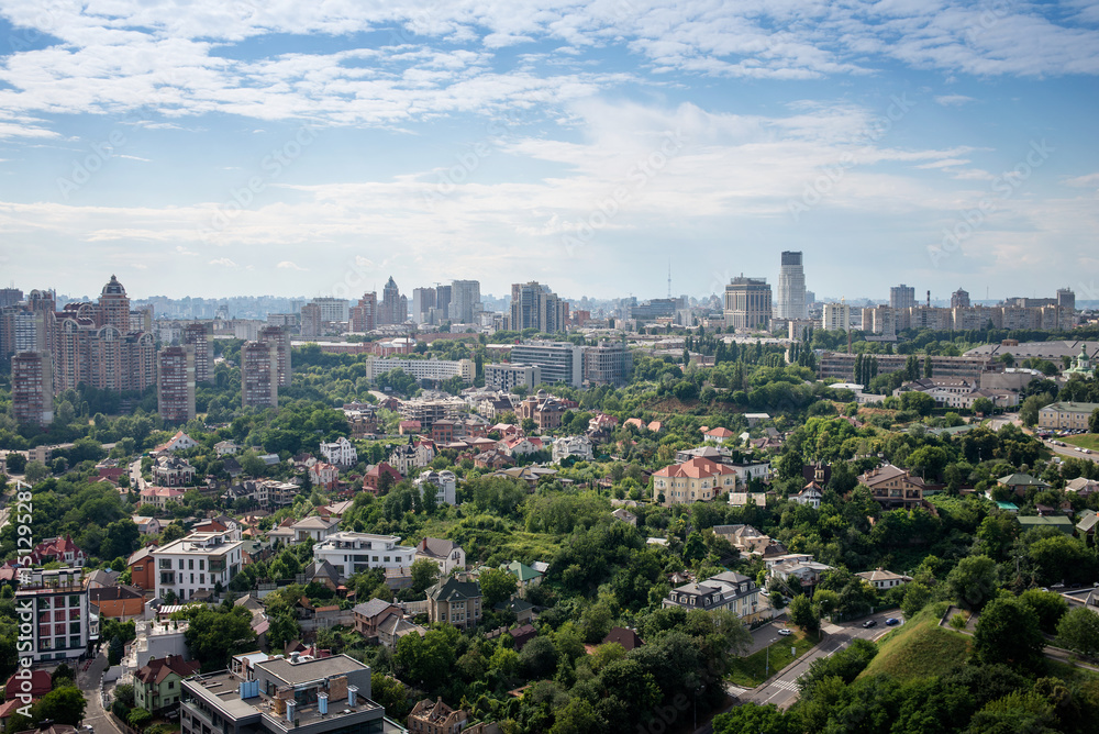 Kiev the capital of Ukraine, top view