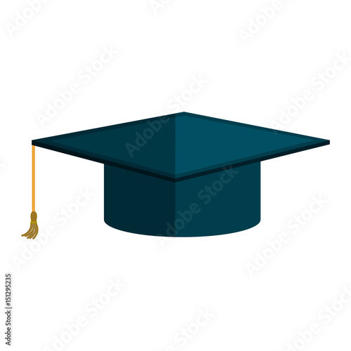 hat graduation isolated icon vector illustration design