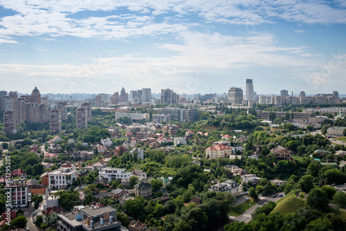 Fototapeta Naklejka Na Ścianę i Meble -  Kiev the capital of Ukraine, top view