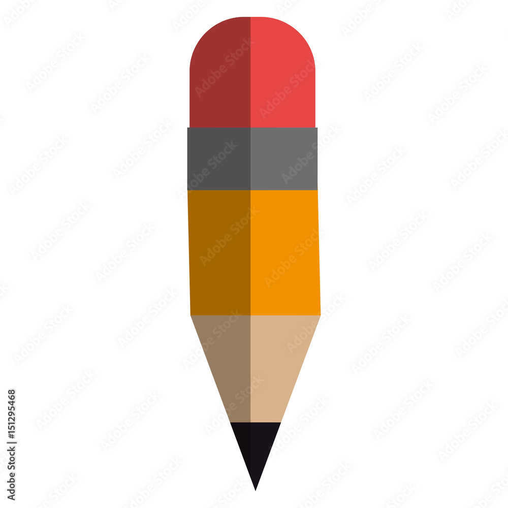 pencil school isolated icon vector illustration design pencil school isolated icon vector illustration design