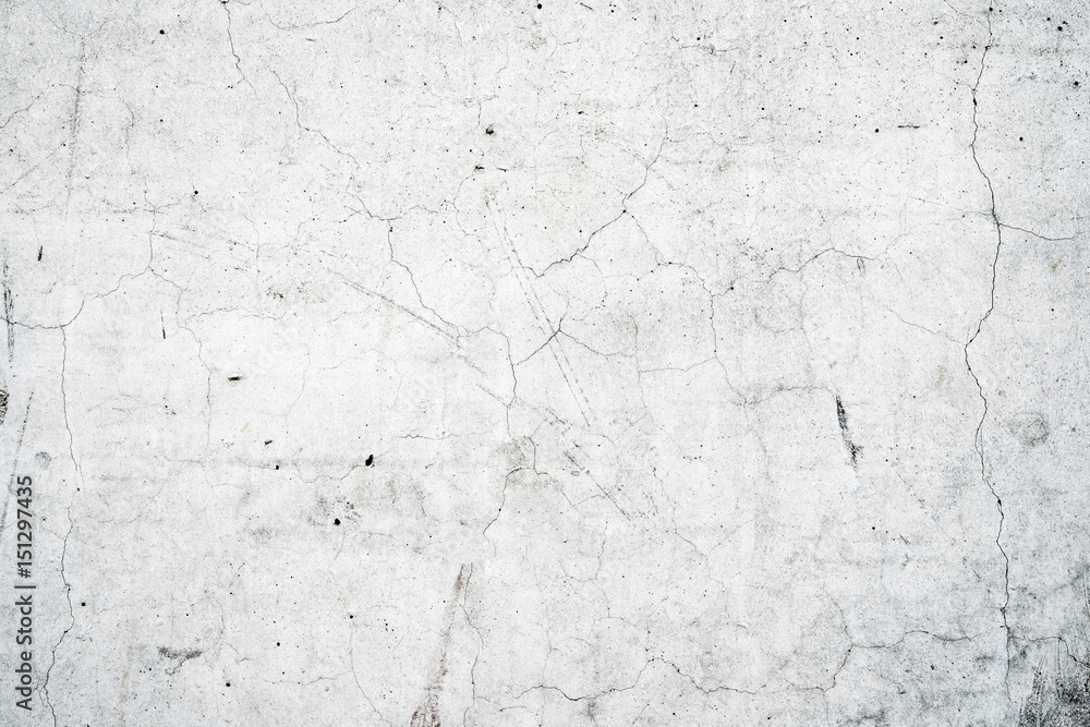 Texture of old white concrete wall for background Texture of old white concrete wall for background