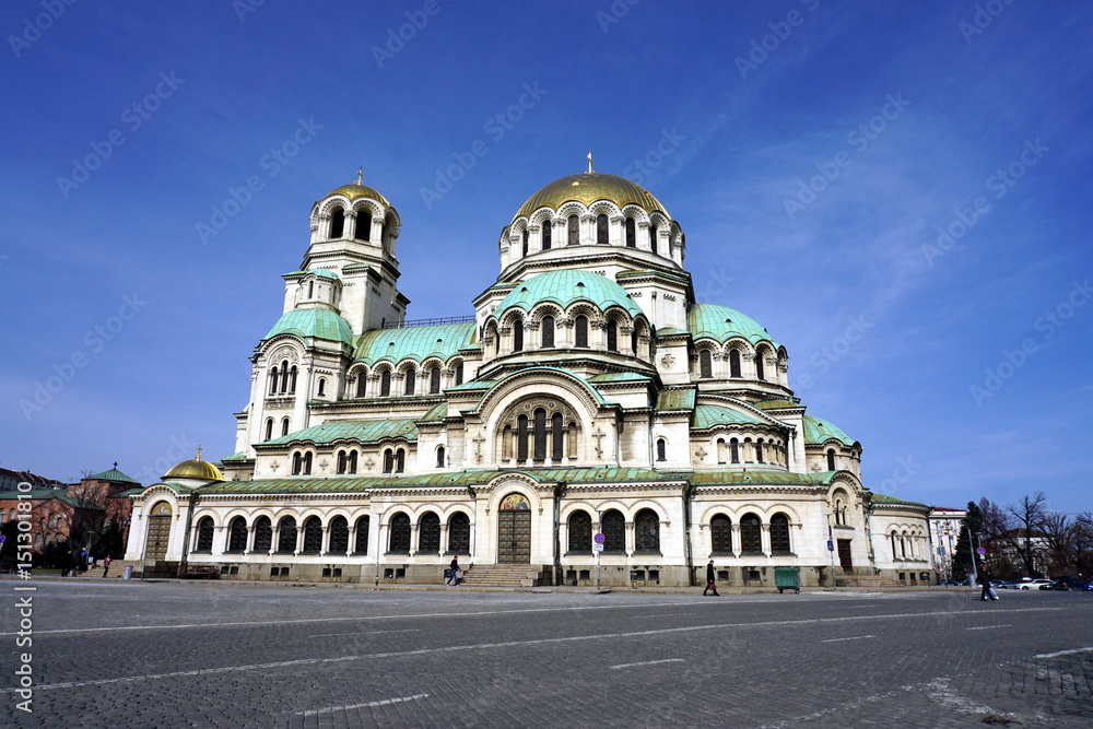 Orthodox Cathedral in Sofia city, Bulgaria