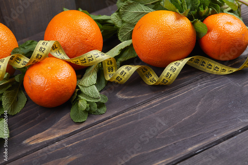orange with mint