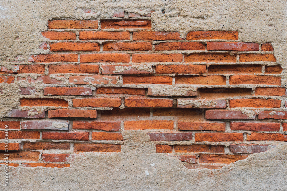 Fototapeta premium Old Brick Wall Texture, concrete wall