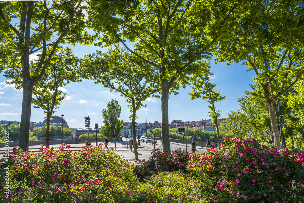 Naklejka premium Lyon/place du Maréchal Lyautey