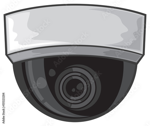 ceiling surveillance camera vector illustration