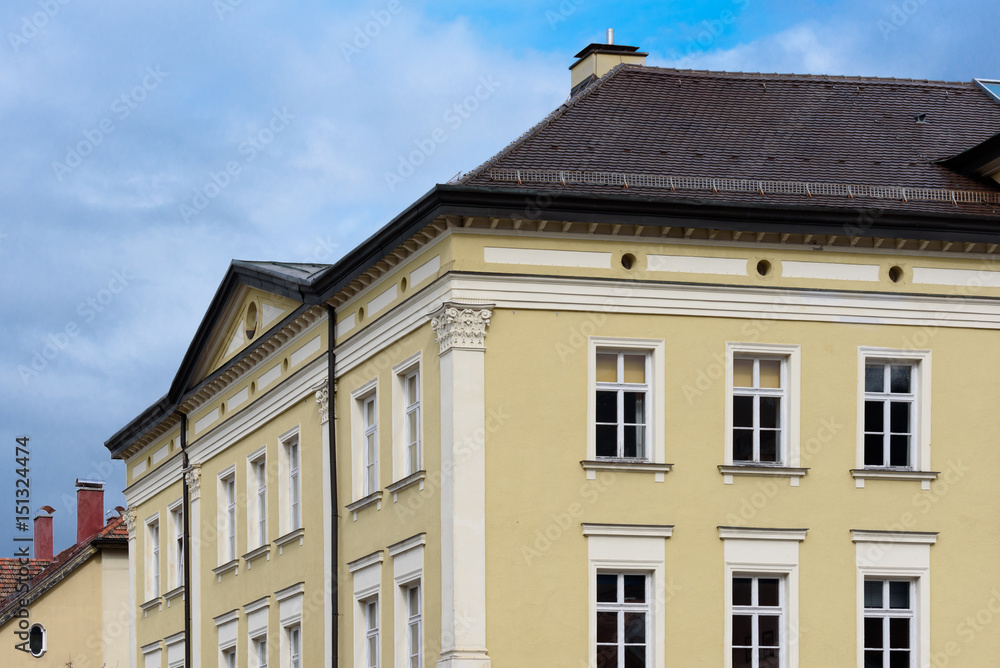 Schönes Gebäude in der Altstadt von Füssen