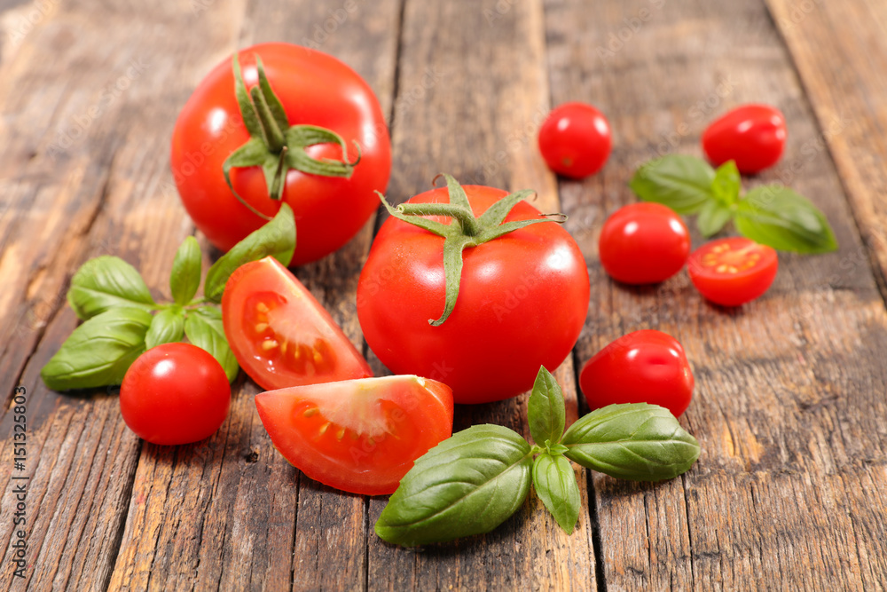 fresh tomato and basil fresh tomato and basil