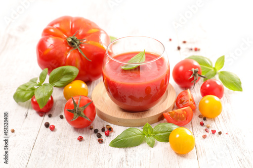 tomato soup, gazpacho or sauce photo