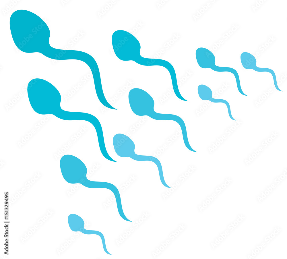 human sperms attack vector illustration human sperms attack vector illustration