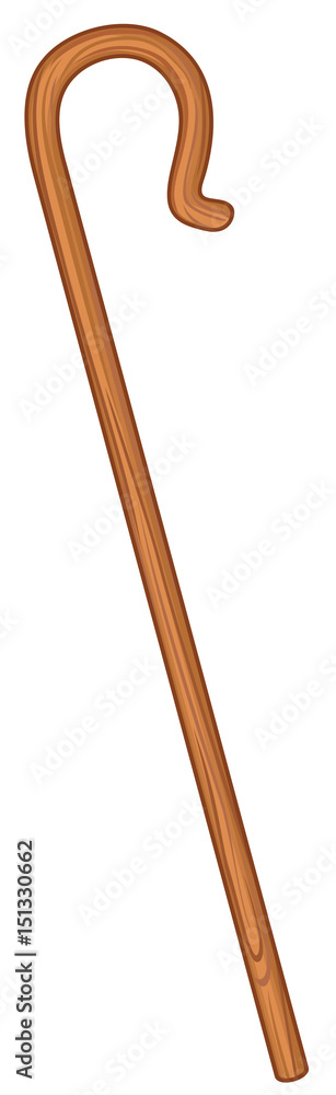shepherd crook (hook) vector illustration Stock Vector Adobe Stock
