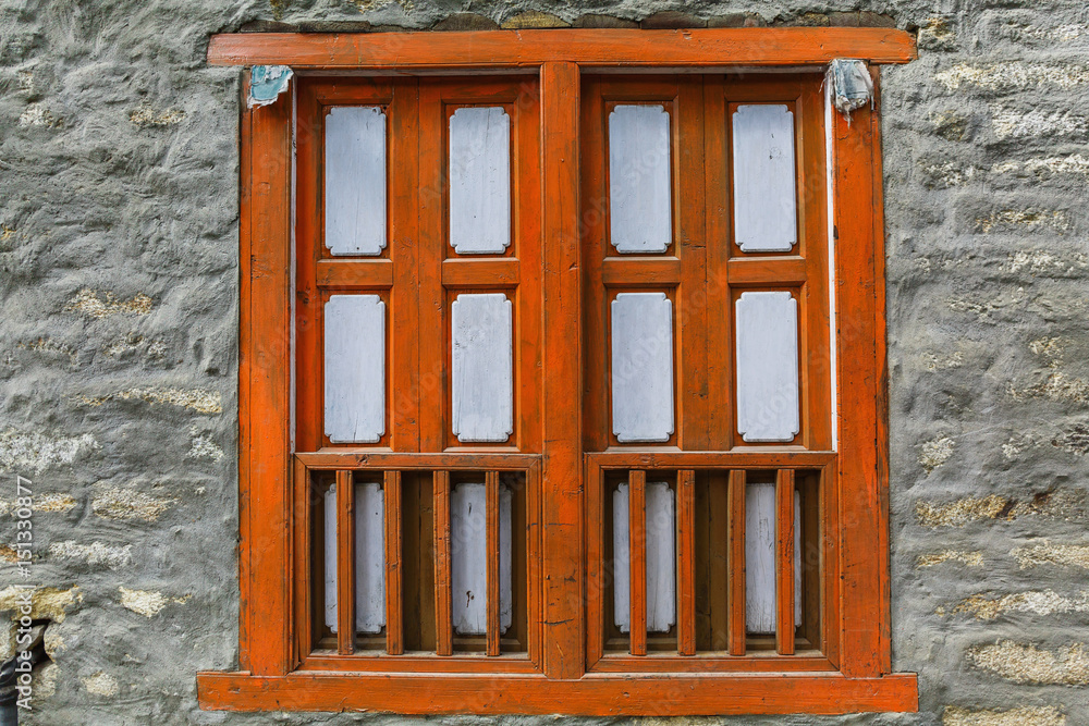 Obraz premium Old textured shutters