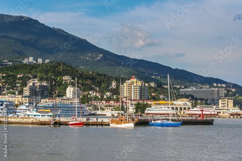 Ships in the bay of Yalta © Dmytro