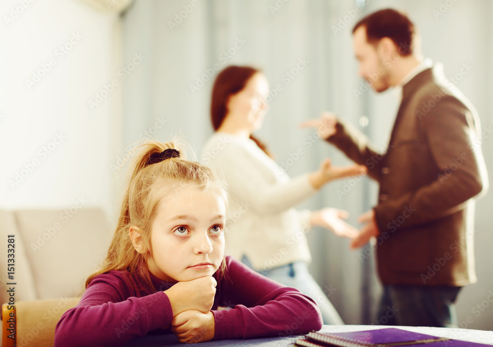 Obraz premium Parents arguing with each other
