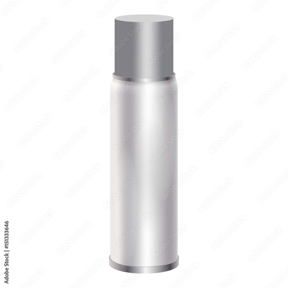 Blank spray can mockup, realistic style Blank spray can mockup, realistic style