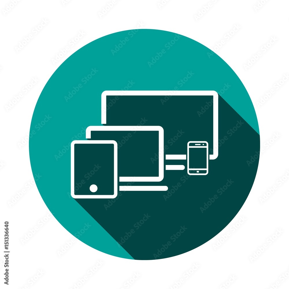 computer laptop tablet phone icon stock vector illustration flat design computer laptop tablet phone icon stock vector illustration flat design