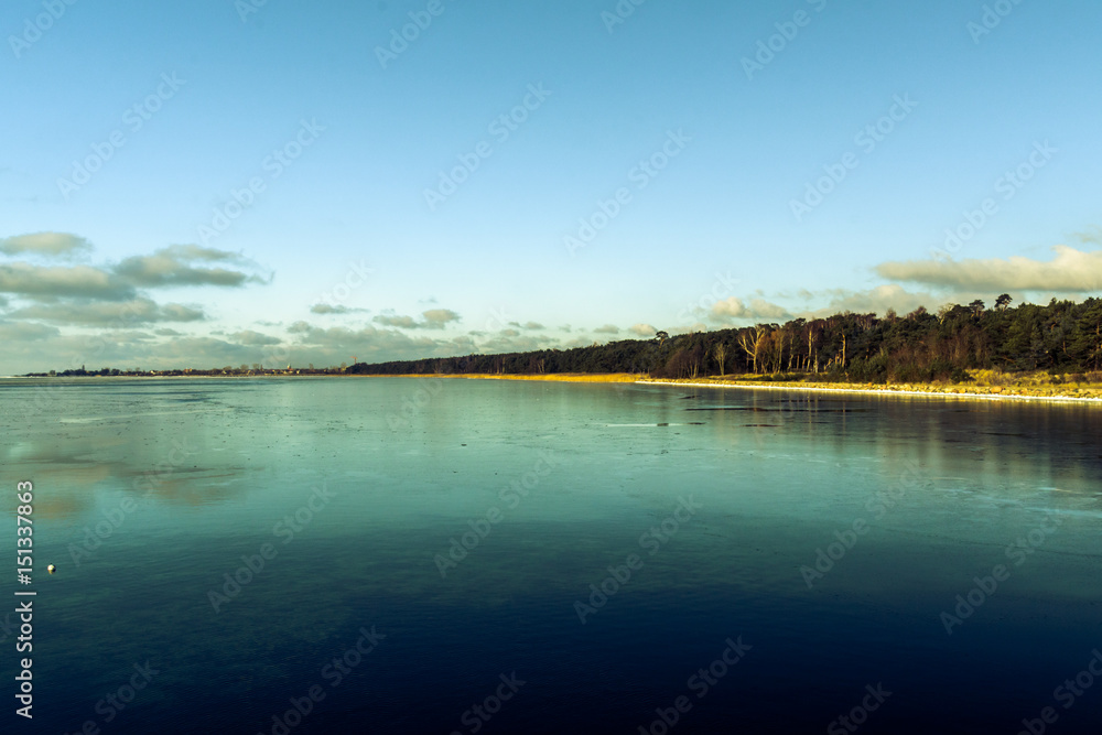 Baltic sea in the winter- Poland