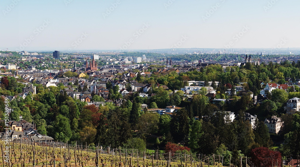 Obraz premium Landeshauptstadt Wiesbaden