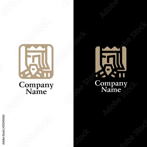 Logo in the form of a king