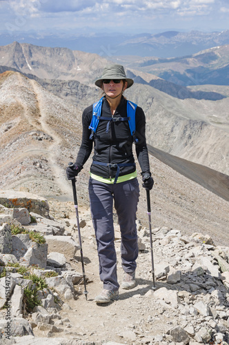Woman Mountain Hiker