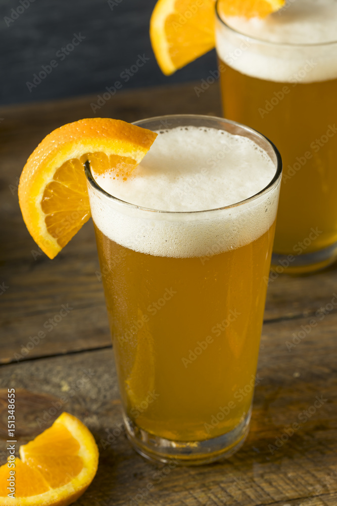 Organic Orange Citrus Craft Beer Organic Orange Citrus Craft Beer