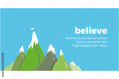 Aspirational belive poster