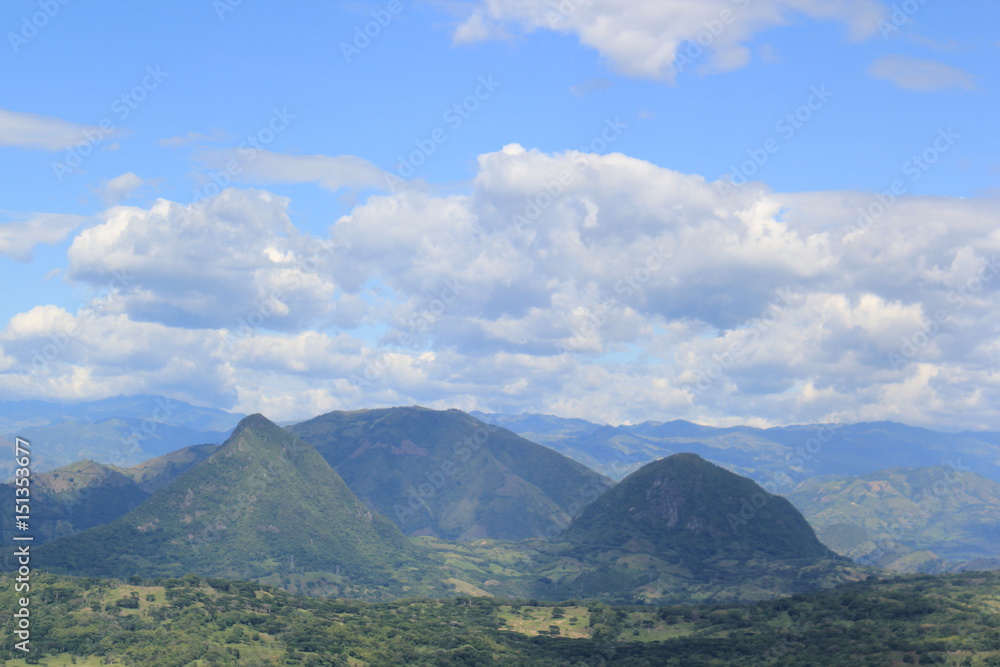 Paisaje del suroeste de Antioquia, Colombia.