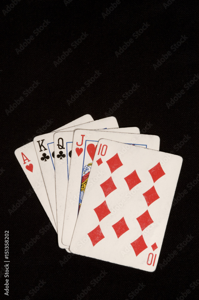 Poker Straight Hand