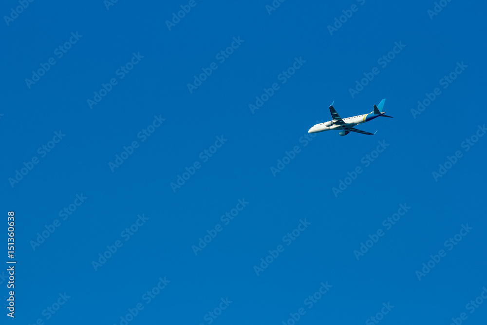 Passenger aircraft in the sky Passenger aircraft in the sky