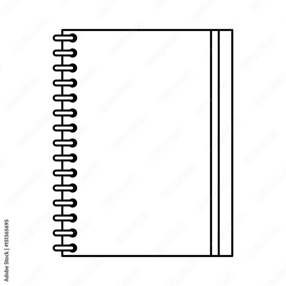 closed notebook icon image vector illustration design single black line closed notebook icon image vector illustration design single black line