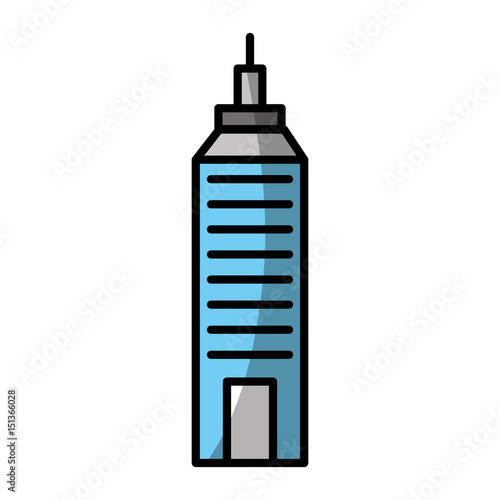 urban building tower vector illustration graphic design