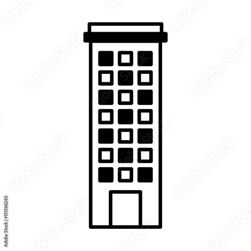 urban building tower vector illustration graphic design