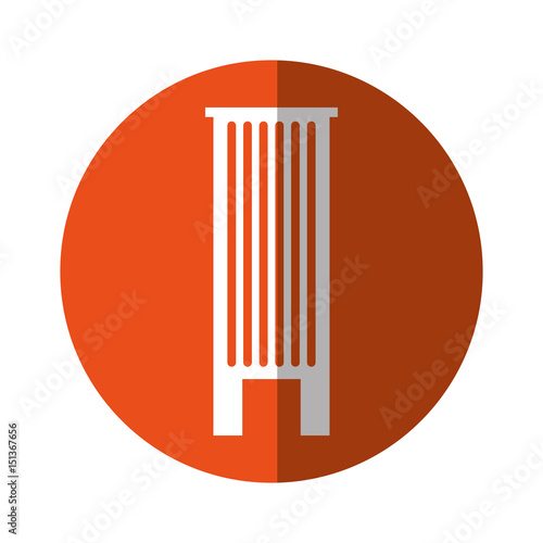 Urban building tower vecotr illustration graphic design