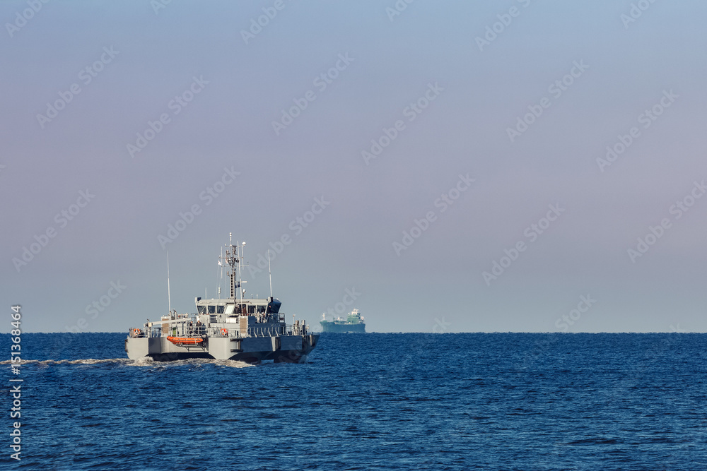 Small military ship