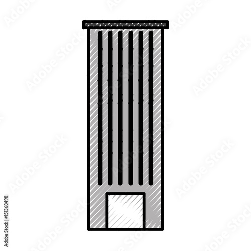 Urban building tower vecotr illustration graphic design