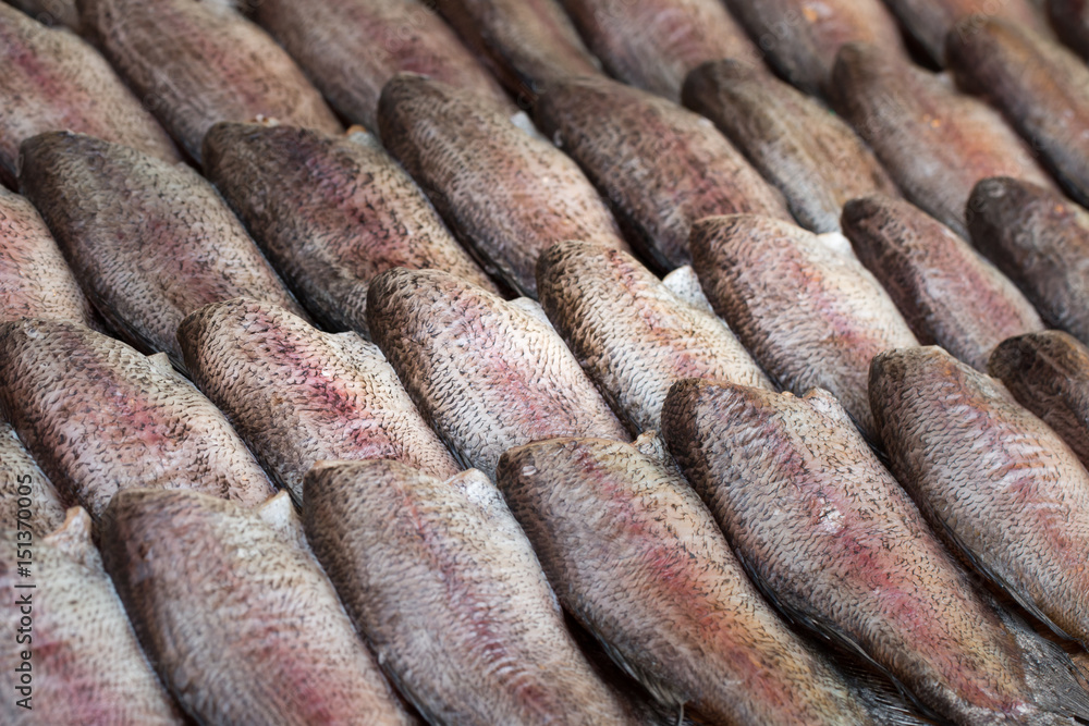 Fototapeta premium Sun-dried fish