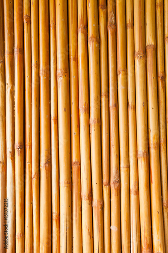 bamboo fence or wall texture background for interior or exterior design.