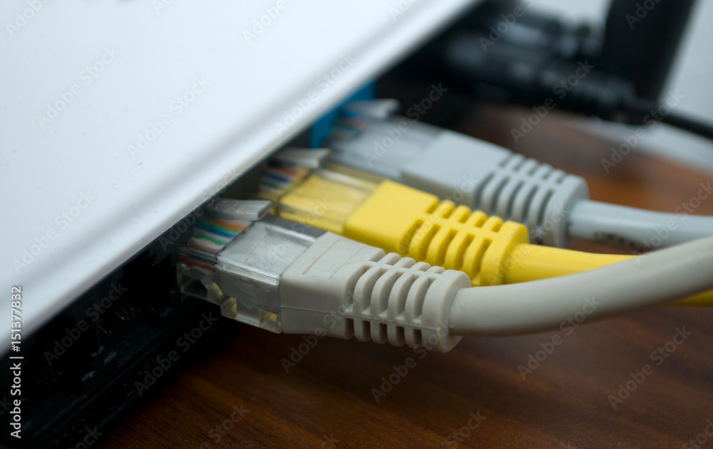 Gray modem on a white background Gray modem on a white background