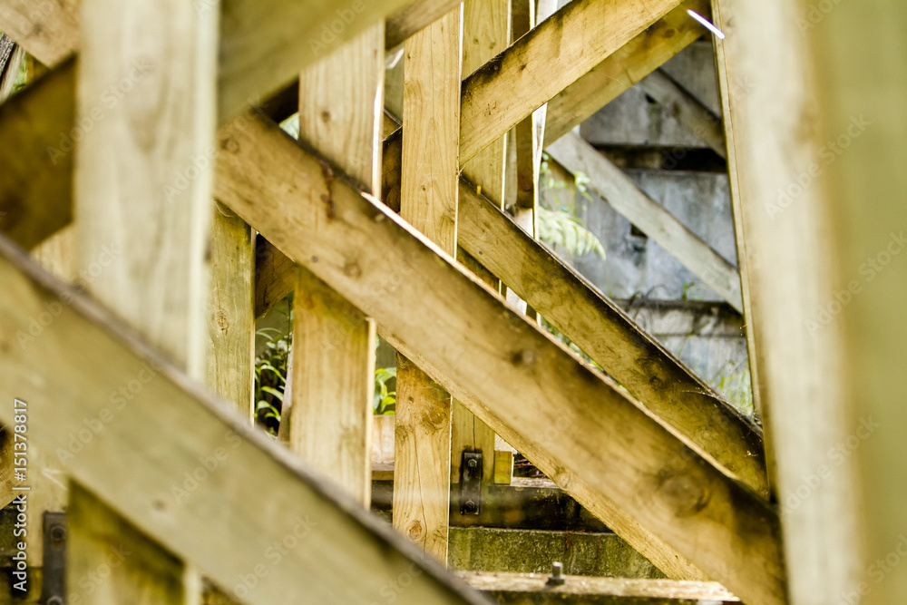 abstract wooden pattern fence contruction on natural background abstract wooden pattern fence contruction on natural background